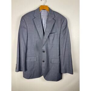 LAUREN RALPH LAUREN 100% wool men's blazer sports coat suit jacket gray sz 44R